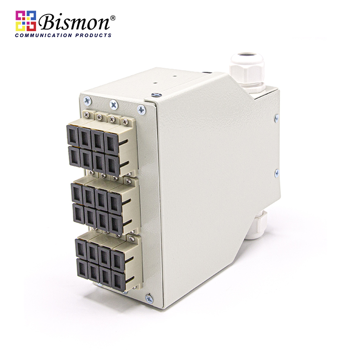 DIN-Rail-24-Core-Wall-Box-fiber-optic-SC-adapter-Multi-mode-Duplex